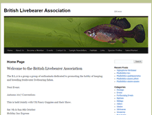 Tablet Screenshot of britishlivebearerassociation.co.uk